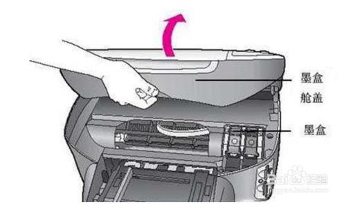 惠普3538打印机墨盒怎么拿下来1