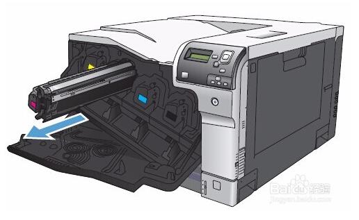 惠普5225打印机更换碳粉2