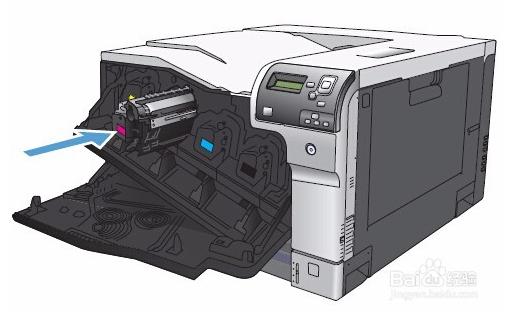 惠普5225打印机更换碳粉6