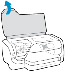 惠普8210打印机更换墨盒1