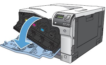 惠普5525打印机更换碳粉盒1