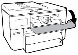 惠普7740打印机怎么安装墨盒1