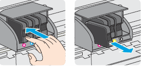 惠普7740打印机怎么安装墨盒2