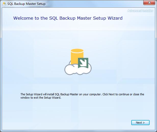 SQL Backup Master(文件备份软件)安装步骤1