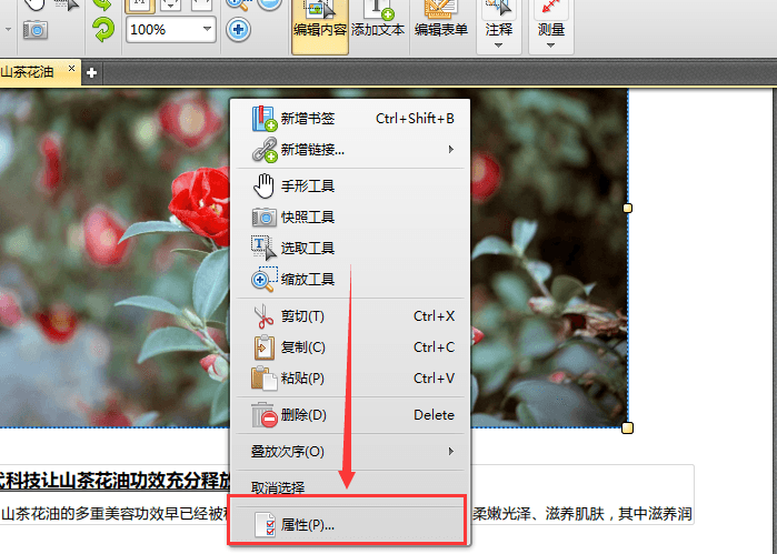 捷速PDF编辑器注册版修改图片透明度3