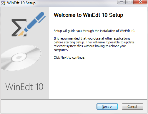 WinEdt10破解版安装步骤1