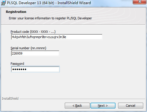 PLSQL Developer13破解版安装步骤4
