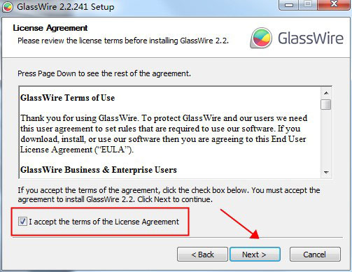 GlassWire软件安装方法2