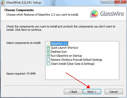 GlassWire软件安装方法3