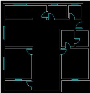 CAD迷你家装注册版绘制室内CAD平面图6