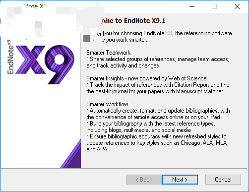 endnotex9.1破解版安装教程1