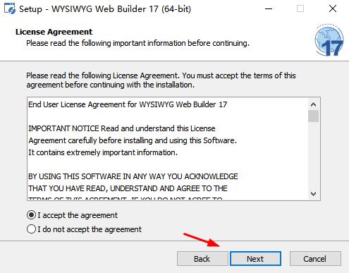 WYSIWYG Web Builder 17安装破解教程1