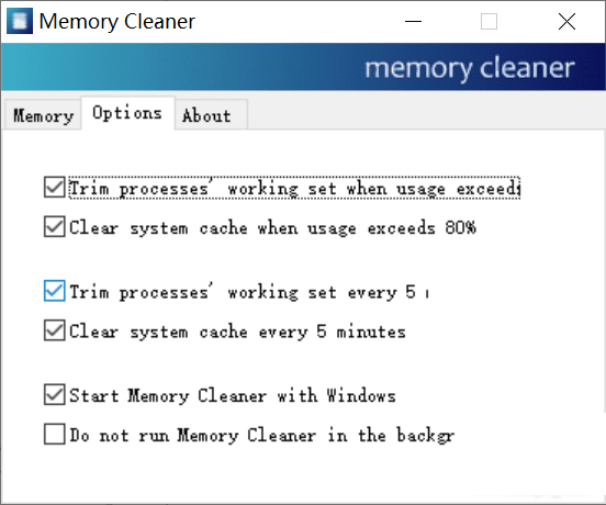 Memory Cleaner最新版特色