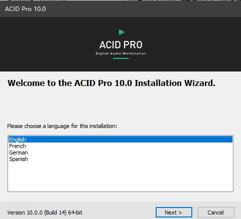 ACID Pro安装教程2