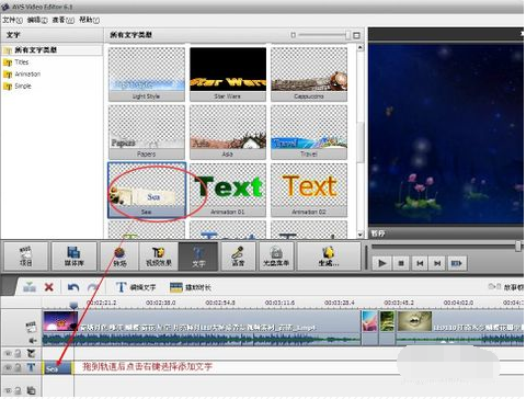 AVS Video Editor激活版视频字幕添加4