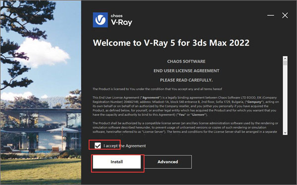 VRay for 3Dmax 2022安装教程2